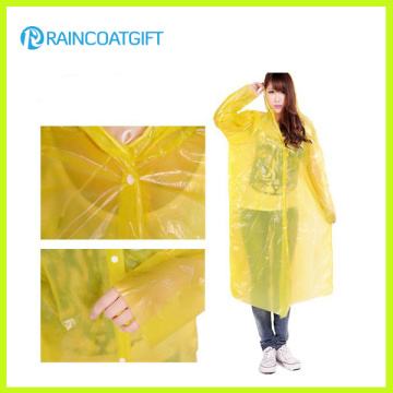Cheap Clear PE casaco de chuva descartáveis ​​Rpe-149A